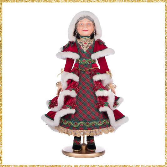Katherine's Collection Holiday Magic Merry Magic Mrs. Claus Doll 24 inch    Katherine's Collection Mrs. Claus Doll Decoration