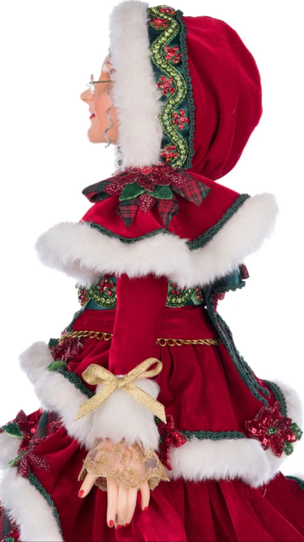 Katherine's Collection Holiday Magic Merry Magic Mrs. Claus Doll 24 inch Katherine's Collection Mrs. Claus Doll Decoration
