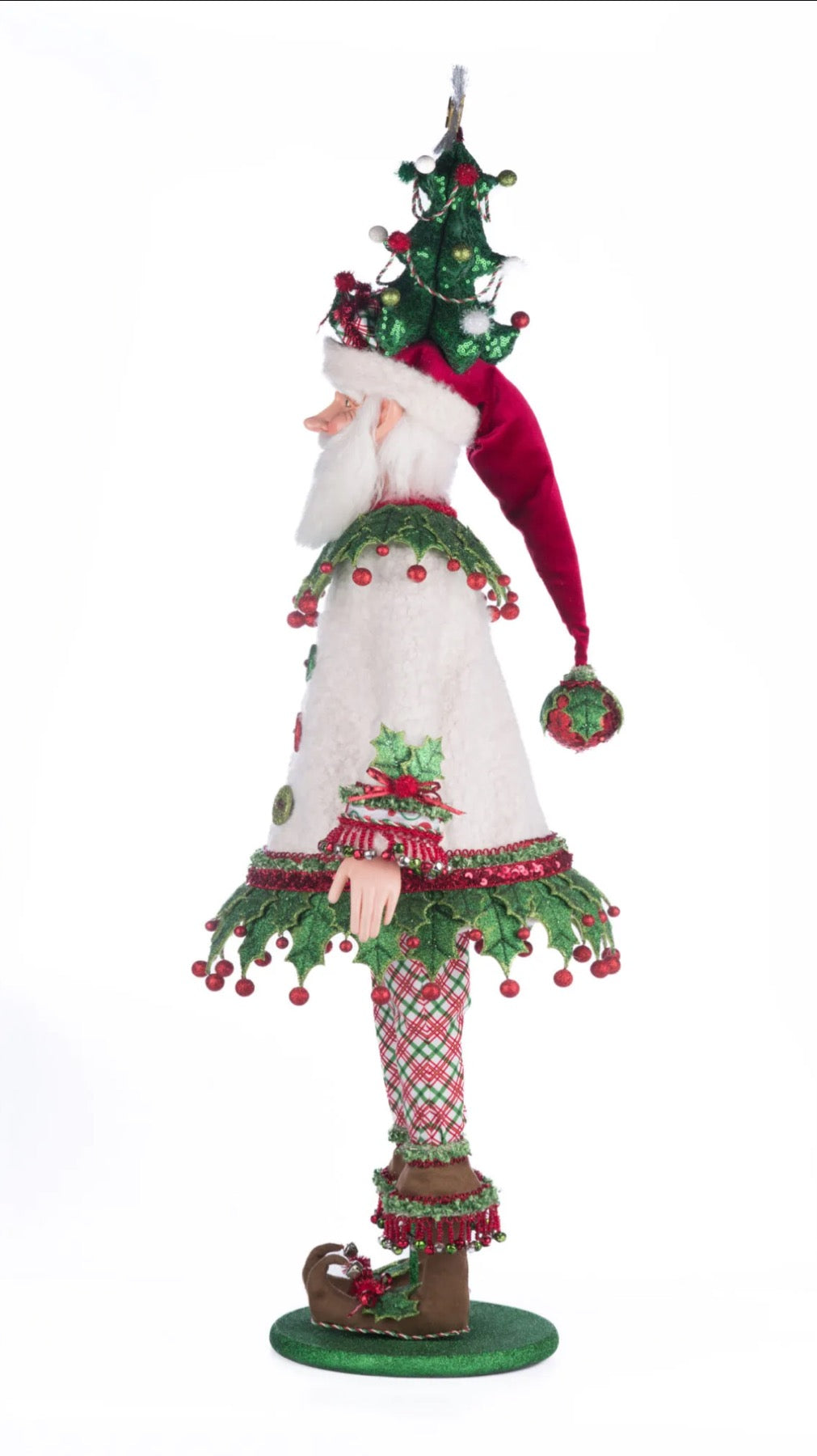 Katherine's Collection Village Of Holly Woods Papa Winterberry Santa Doll Katherine's Collection Santa