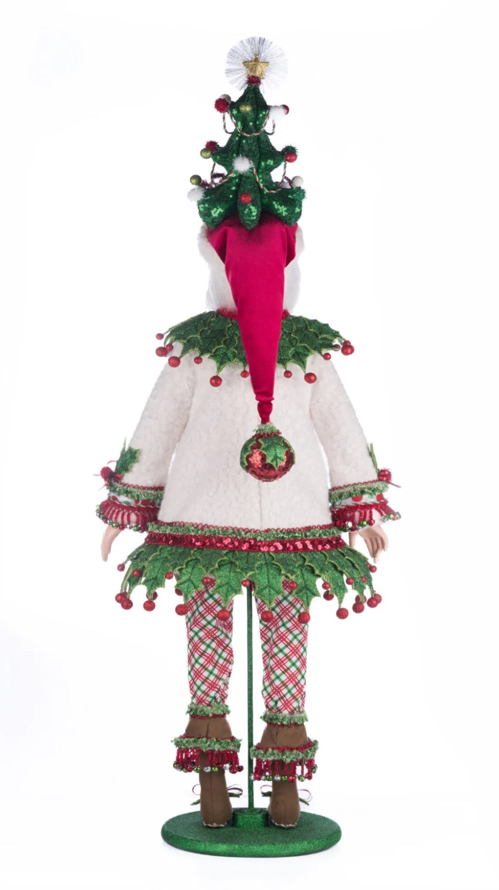 Katherine's Collection Village Of Holly Woods Papa Winterberry Santa Doll Katherine's Collection Santa