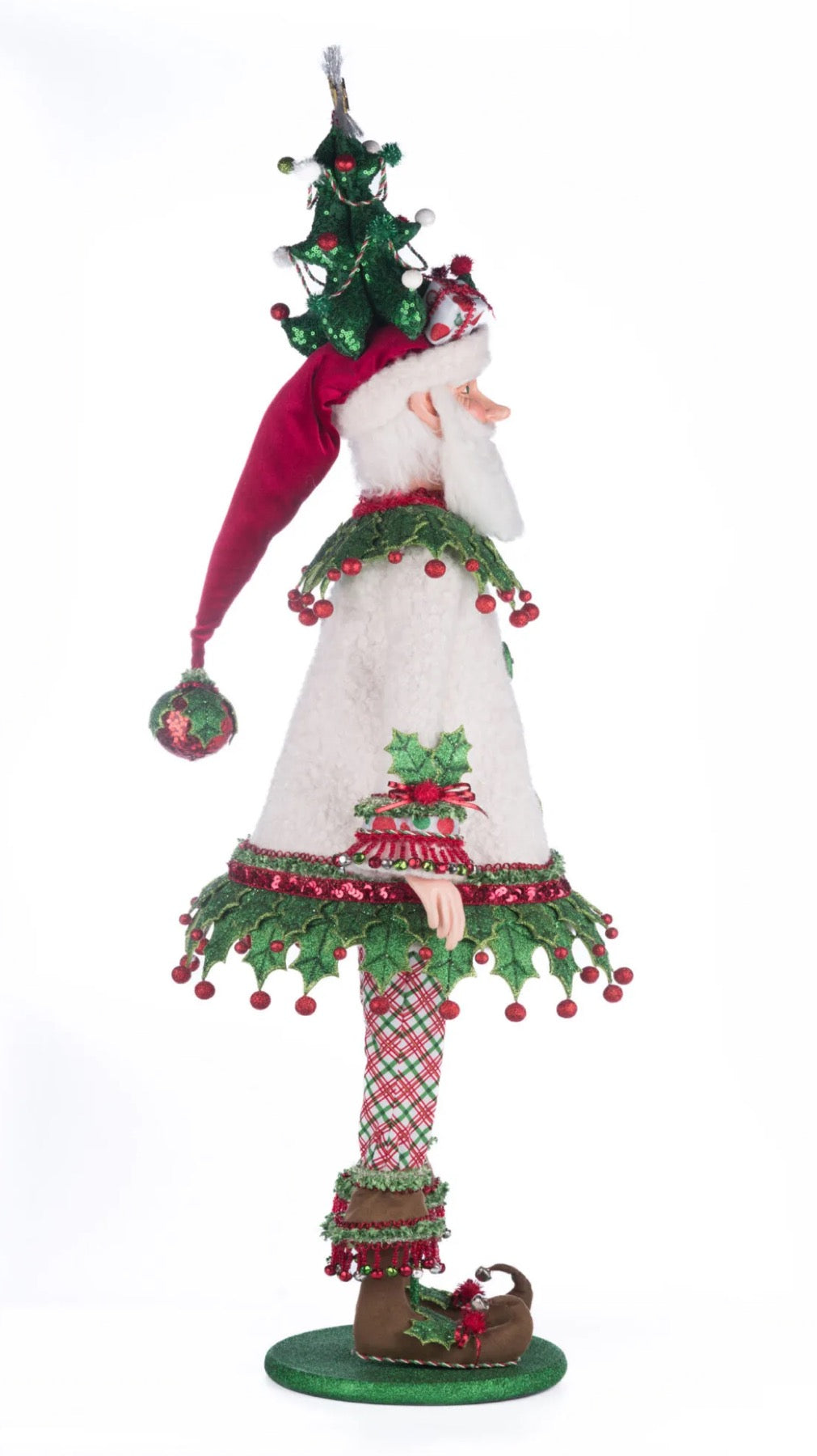 Katherine's Collection Village Of Holly Woods Papa Winterberry Santa Doll Katherine's Collection Santa