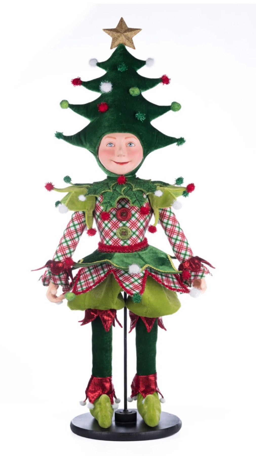 Katherine's Collection Village Of Holly Woods Barry Jingles Elf Doll Katherine's Collection Elf
