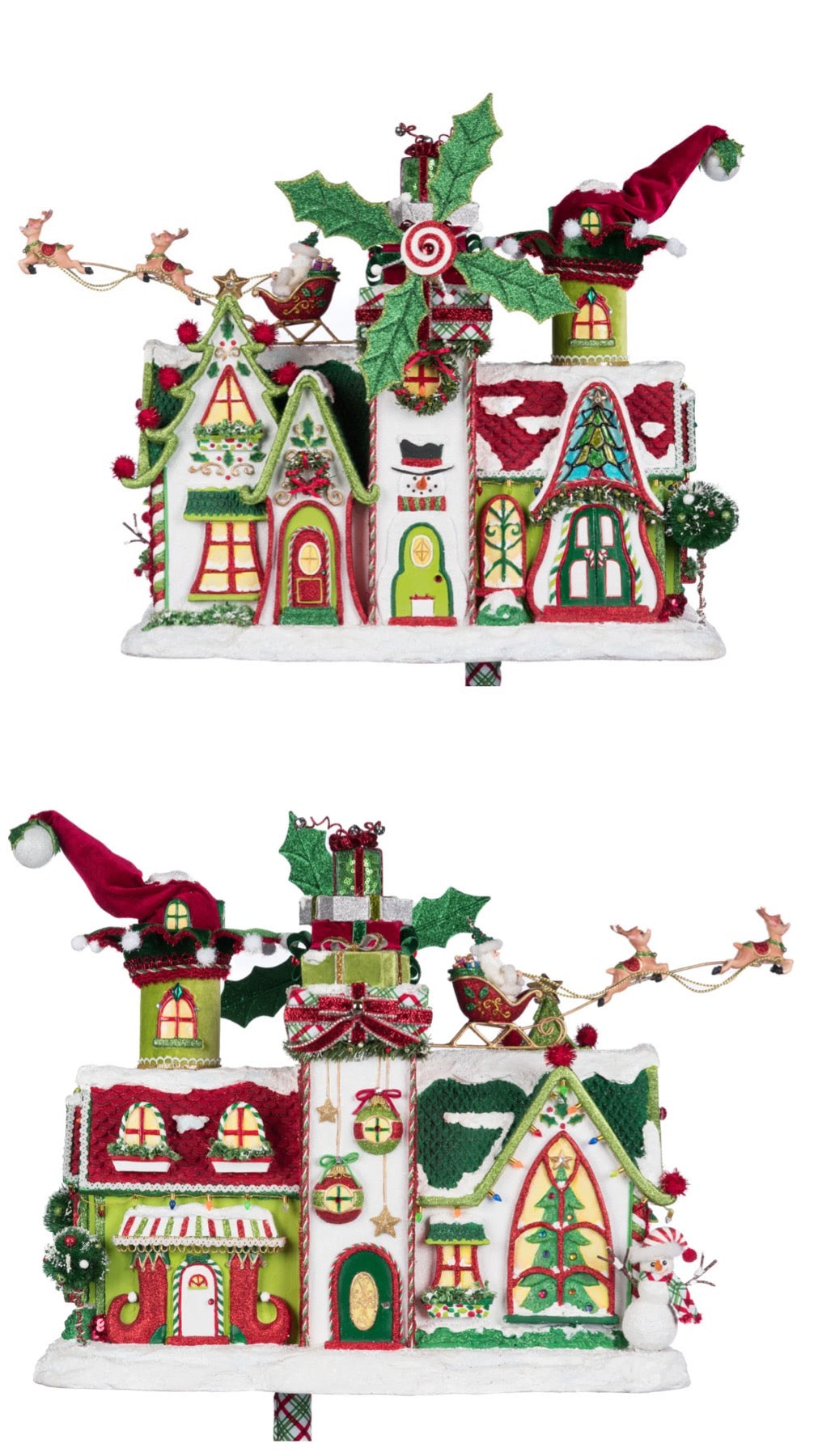 Katherine's Collection Village Of Holly Woods Whimsical Village Mailbox Katherine's Collection Christmas Mailbox