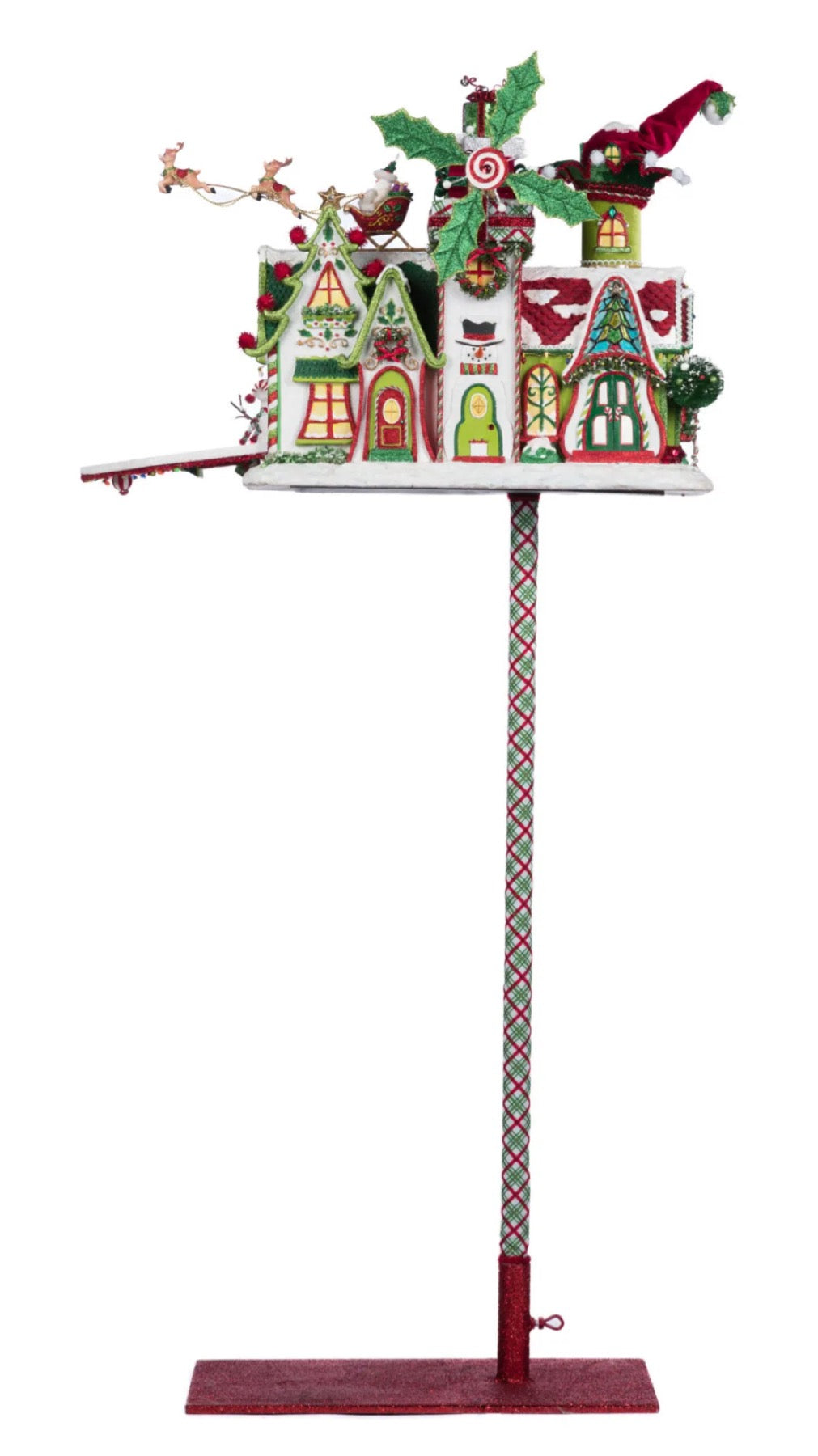 Katherine's Collection Village Of Holly Woods Whimsical Village Mailbox Katherine's Collection Christmas Mailbox