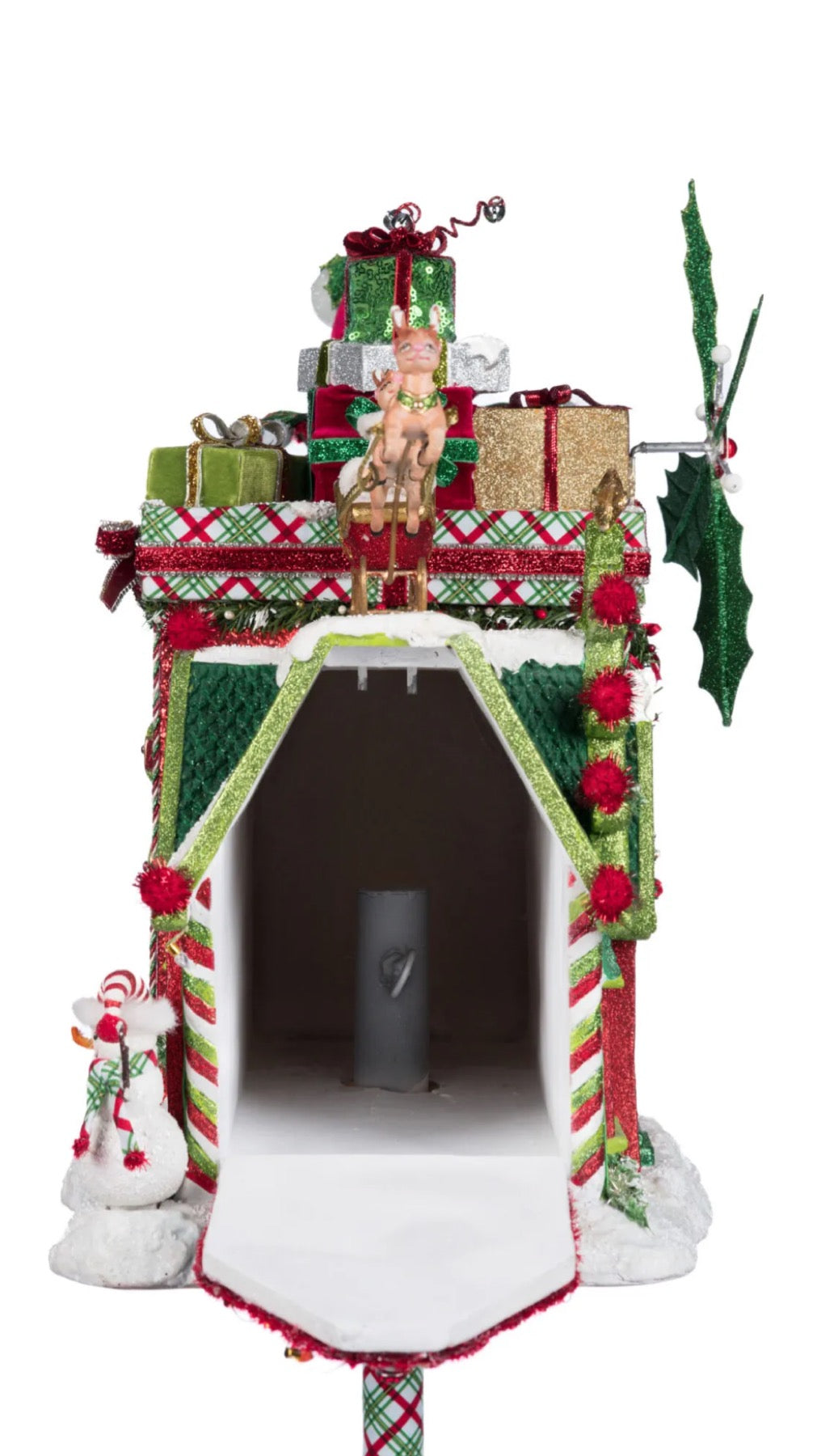 Katherine's Collection Village Of Holly Woods Whimsical Village Mailbox Katherine's Collection Christmas Mailbox