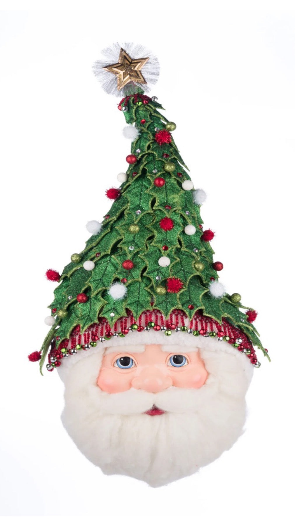 Katherine's Collection Village Of Holly Woods Santa Wall Hanging Katherine's Collection Hollyville Santa Wall Piece Hanging