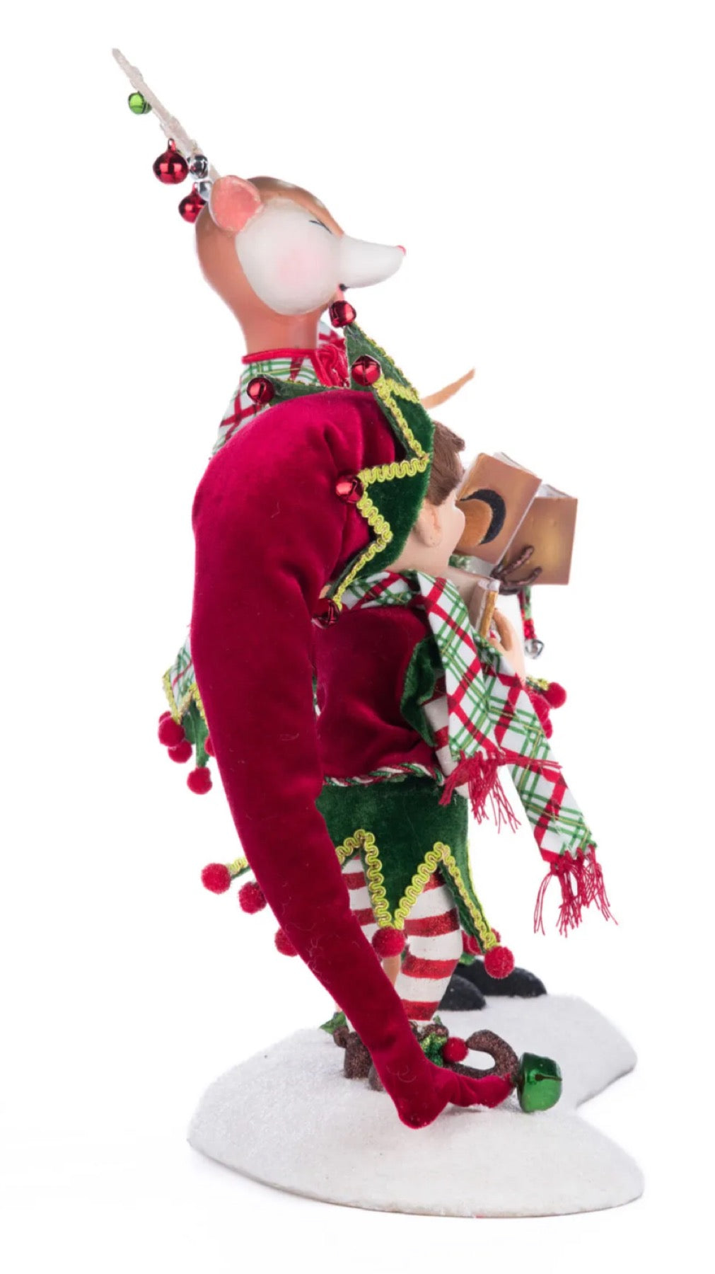 Katherine's Collection Village Of Holly Woods Alfie, Deerdra And Snowy Christmas Carolers Katherine's Collection Christmas Carolers