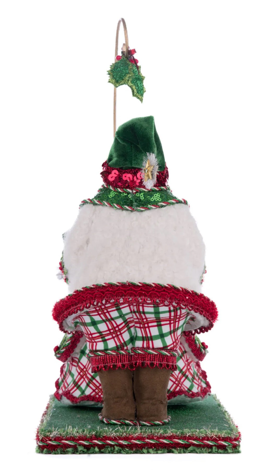 Katherine's Collection Village Of Holly Woods Mr. And Mrs. Claus Under The Mistletoe Katherine's Collection Christmas Mr. And Mrs. Claus
