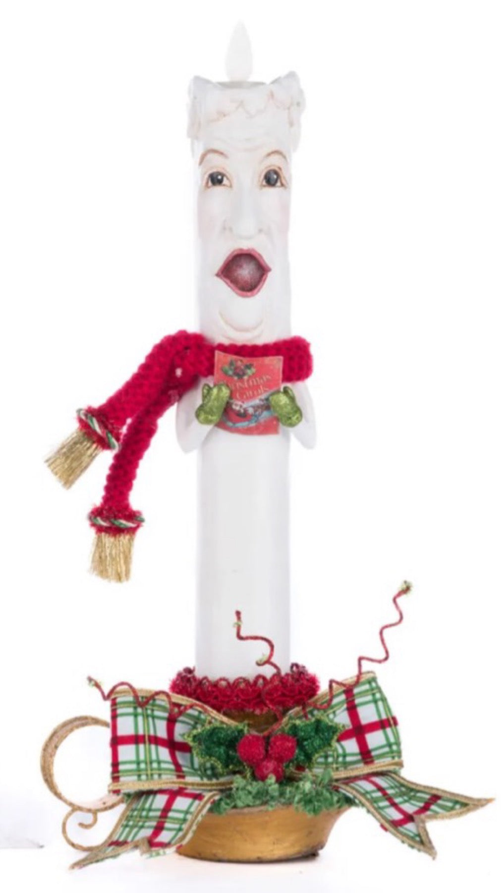 Katherine's Collection Village Of Holly Woods Caroling Candles Katherine's Collection Christmas Candle Decor