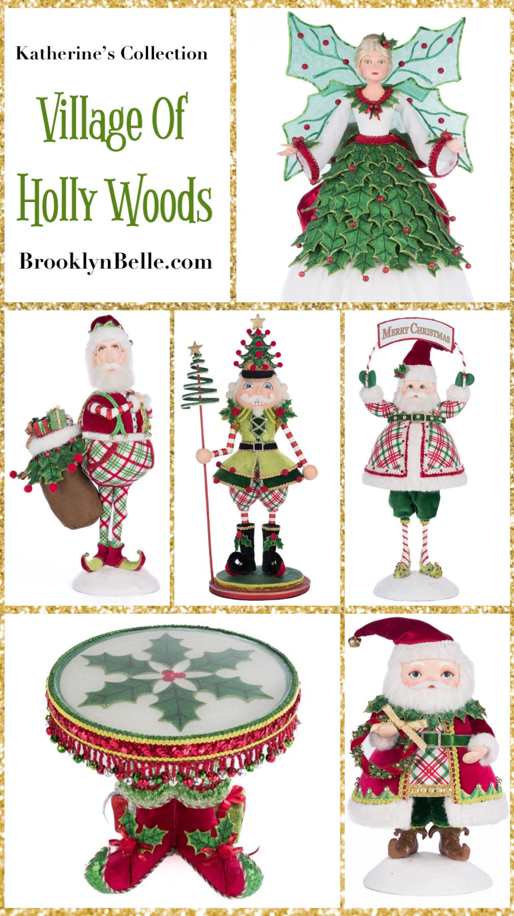 Katherine's Collection Village Of Holly Woods Whimsical Table Top Tree Katherine's Collection Tabletop Christmas Tree