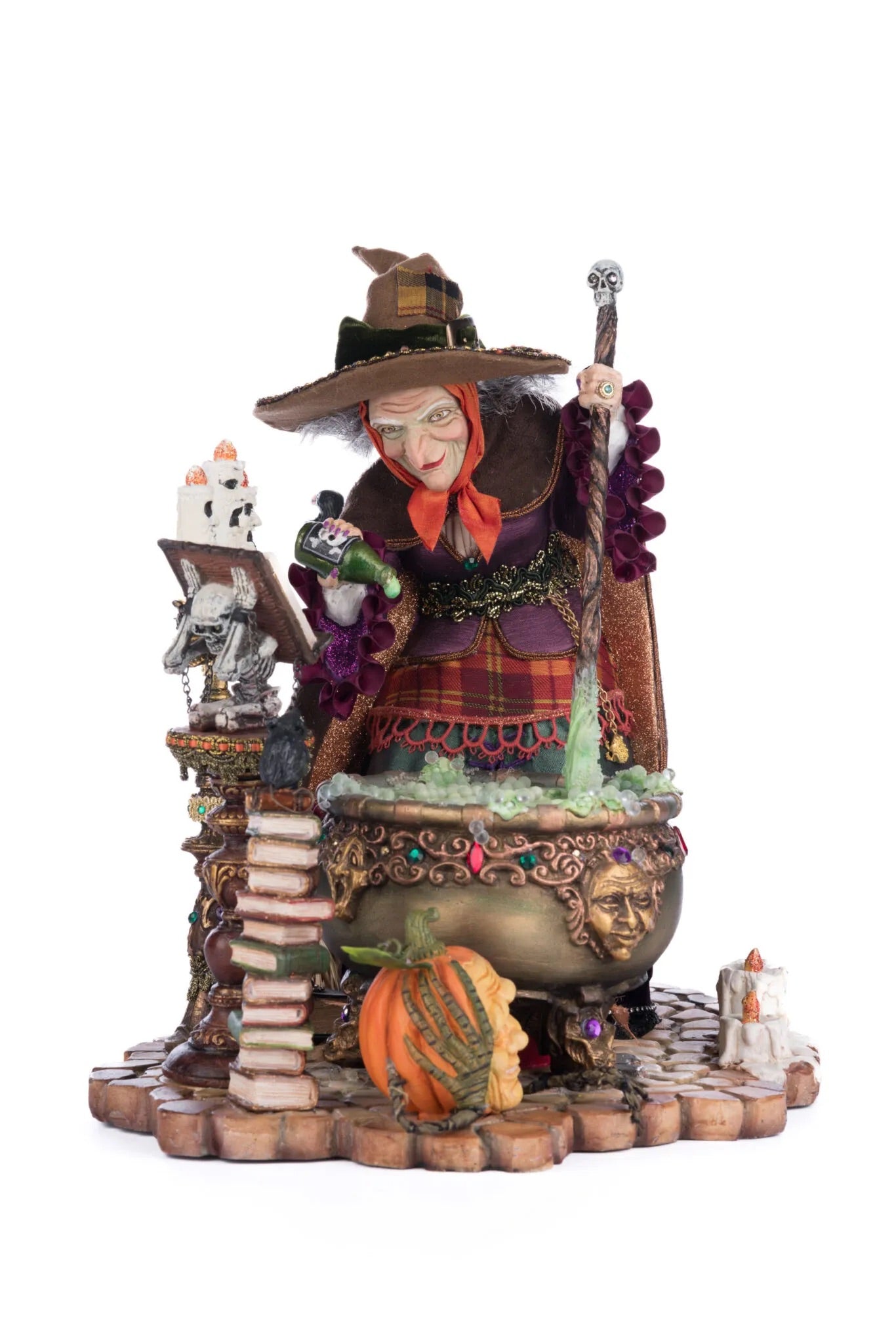 Katherine's Collection Witch In Potion Room Katherine's Collection Halloween Witch Figure