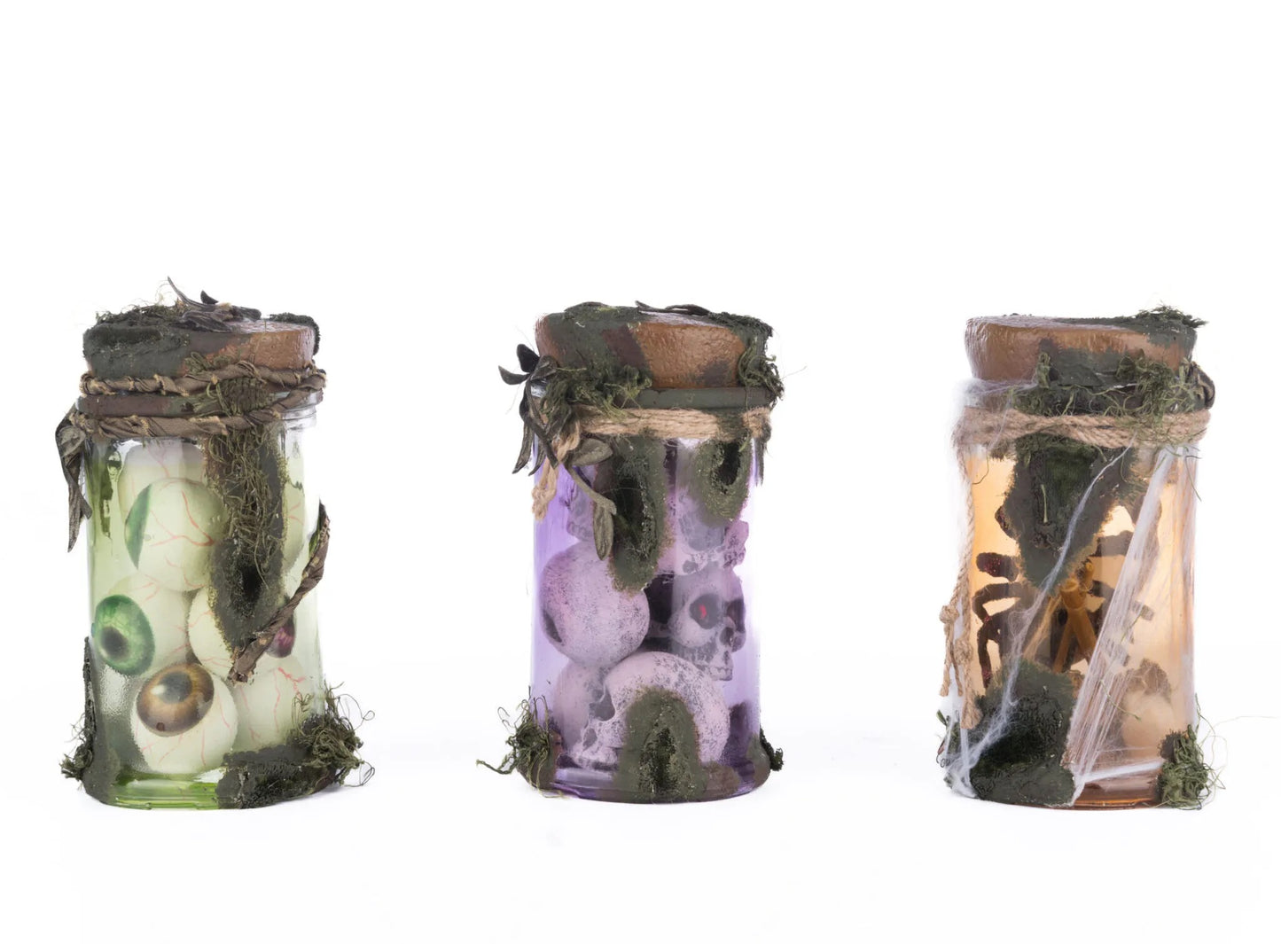 Katherine's Collection Broomstick Acres Potion Jars Katherine's Collection Halloween Potion Bottles