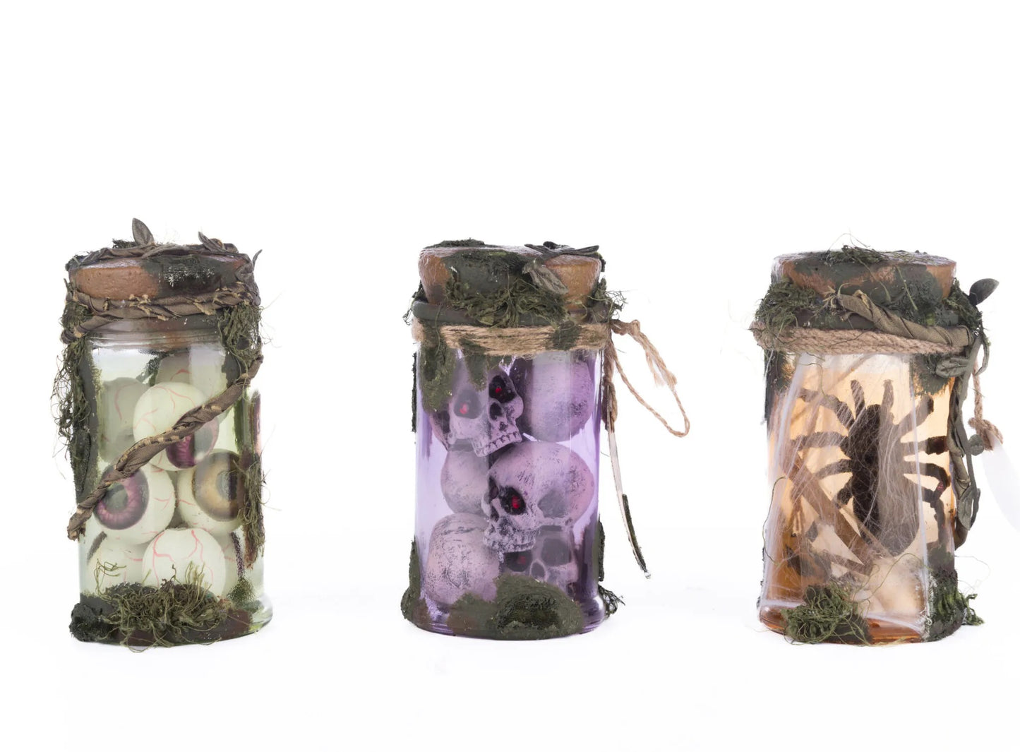 Katherine's Collection Broomstick Acres Potion Jars Katherine's Collection Halloween Potion Bottles