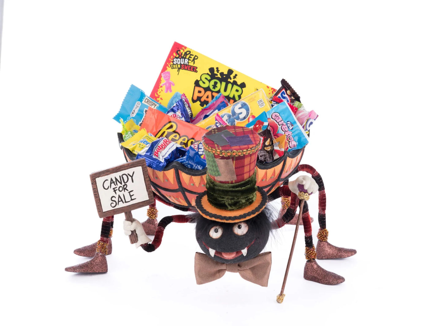 Katherine's Collection Halloween Broomstick Acres Spider Candy Dish