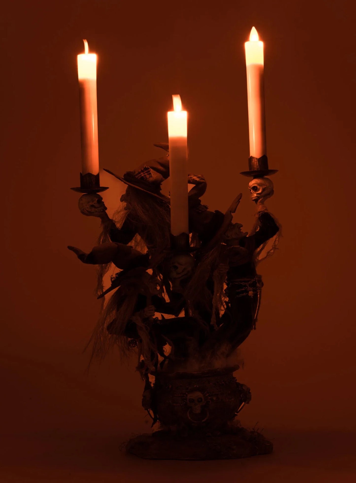 Katherine's Collection Broomstick Acres Witches Candle Holder Katherine's Collection Witches Candelabra