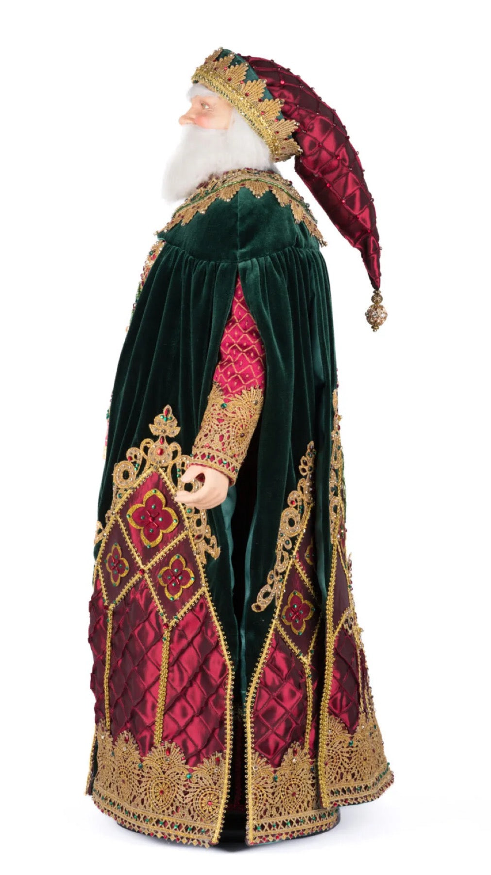 Katherine's Collection Father Christmas Castle Santa Doll Katherine's Collection Santa 32 inch