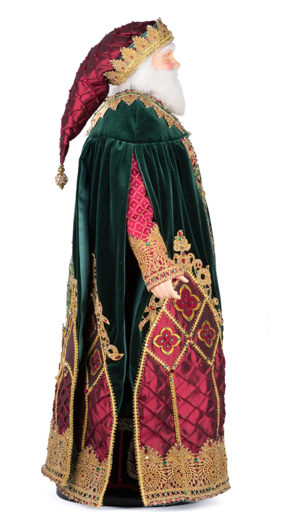 Katherine's Collection Father Christmas Castle Santa Doll Katherine's Collection Santa 32 inch