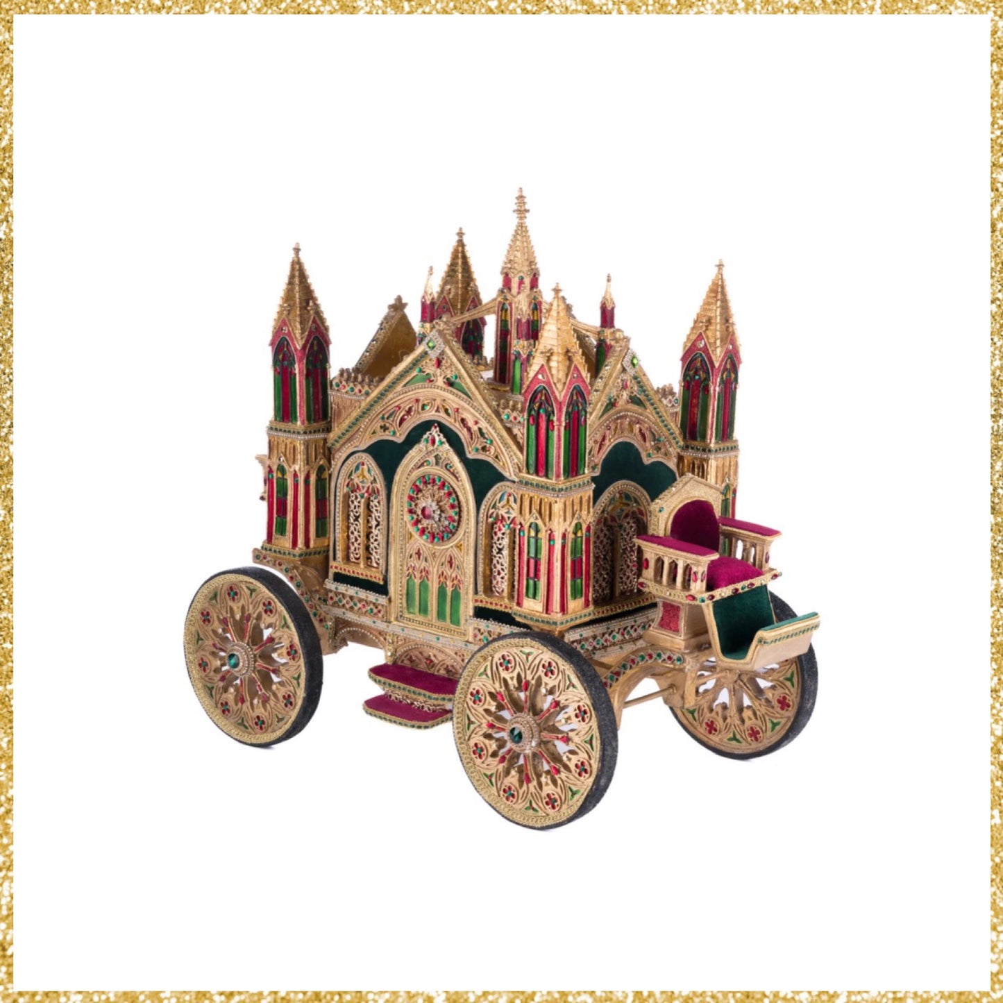 Katherine's Collection Christmas Castle Carriage Katherine's Collection Christmas Carriage