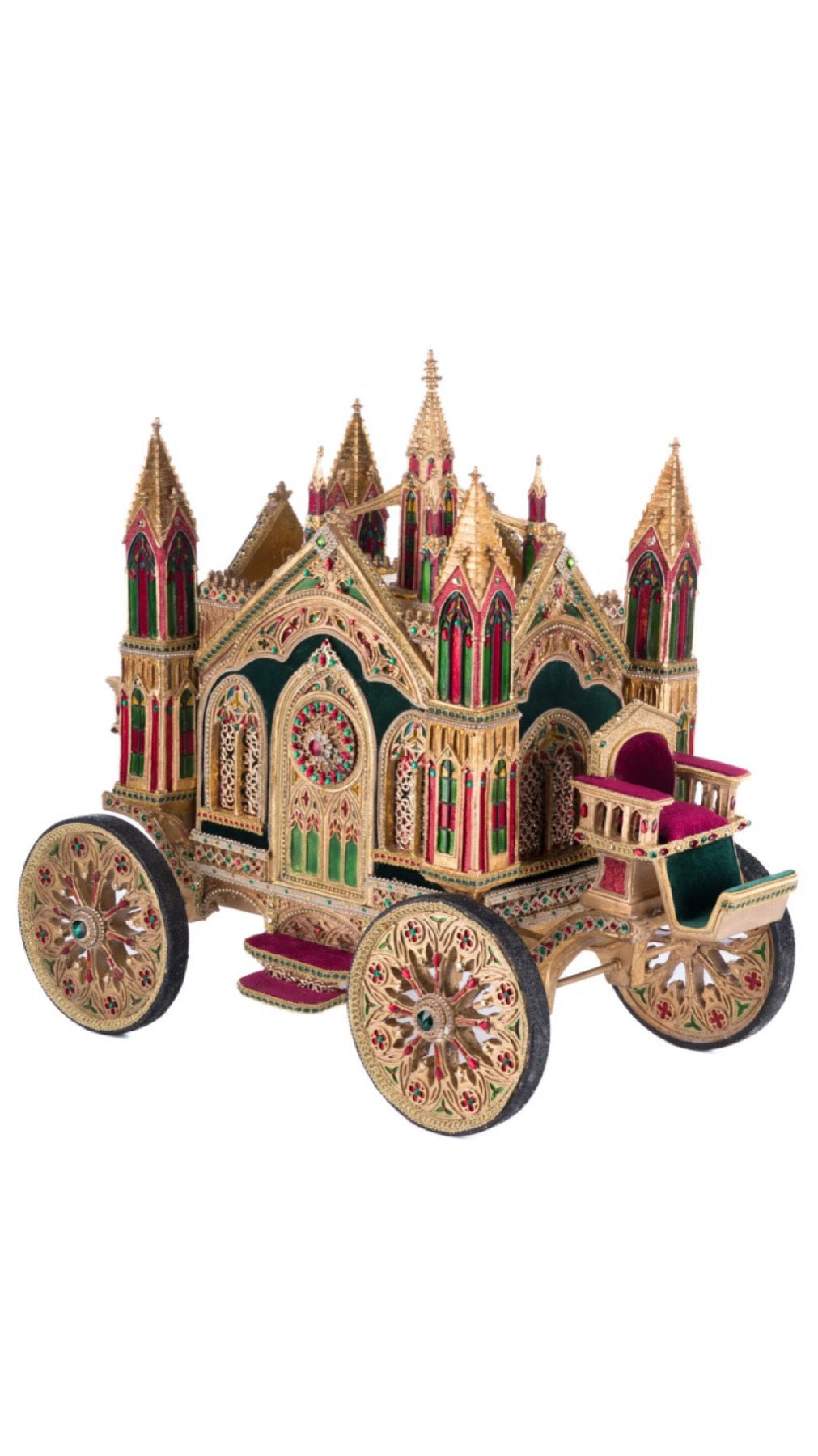Katherine's Collection Christmas Castle Carriage Katherine's Collection Christmas Carriage