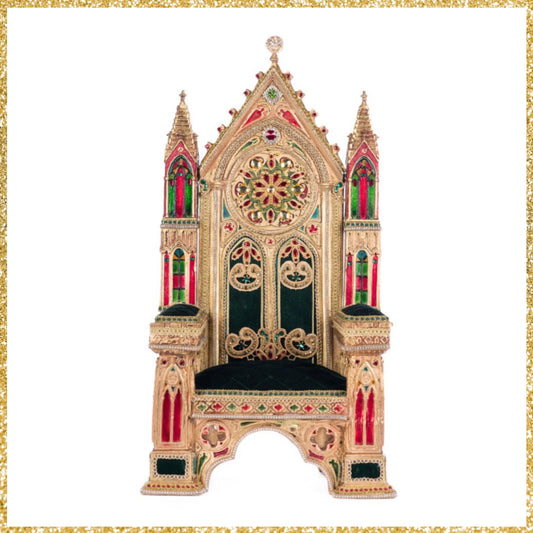 Katherine's Collection Christmas Castle Santa Chair   Katherine's Collection Christmas Santa Claus Chair