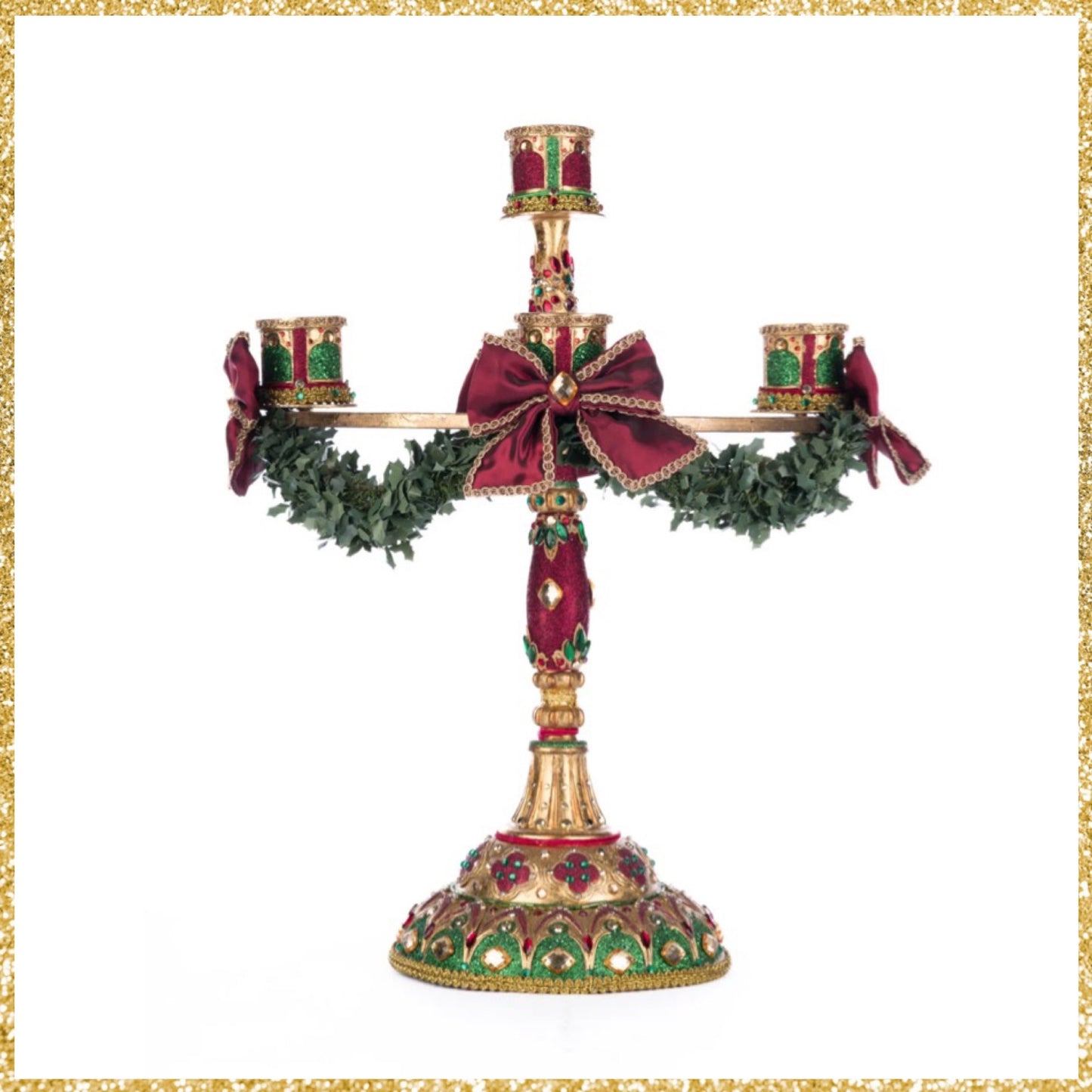 Katherine's Collection Christmas Castle Candelabra Katherine's Collection Christmas Candelabra