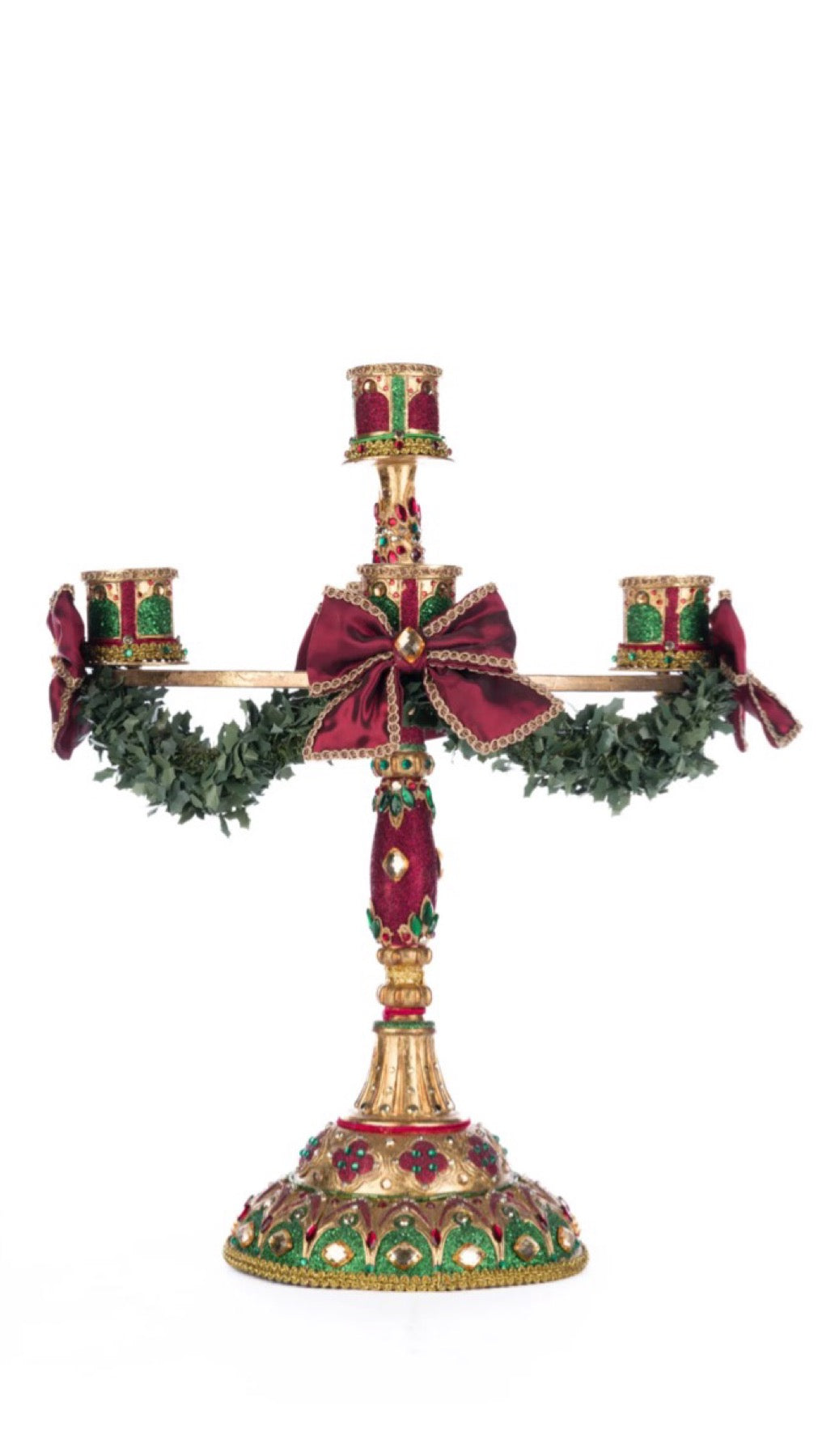 Katherine's Collection Christmas Castle Candelabra Katherine's Collection Christmas Candelabra