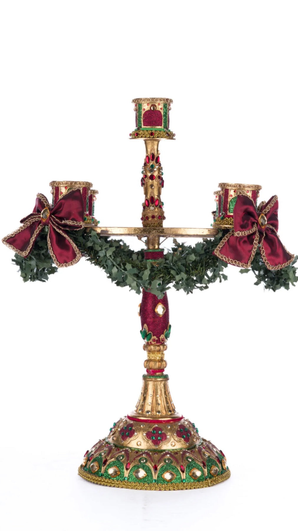 Katherine's Collection Christmas Castle Candelabra Katherine's Collection Christmas Candelabra