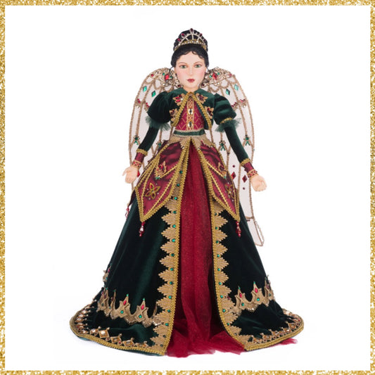 Katherine's Collection Christmas Castle Belle Noelle Tree Top Angel   Katherine's Collection Christmas Tree Topper Decoration
