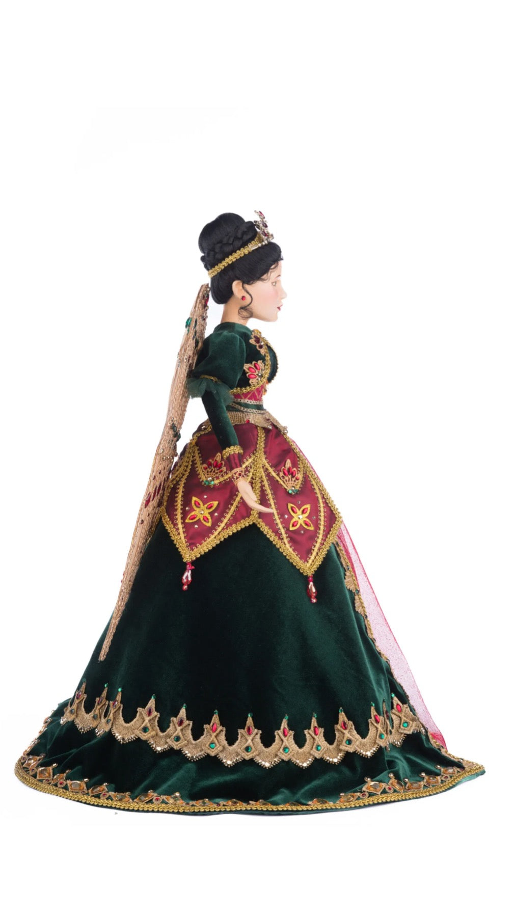 Katherine's Collection Christmas Castle Belle Noelle Tree Top Angel Katherine's Collection Christmas Tree Topper Decoration