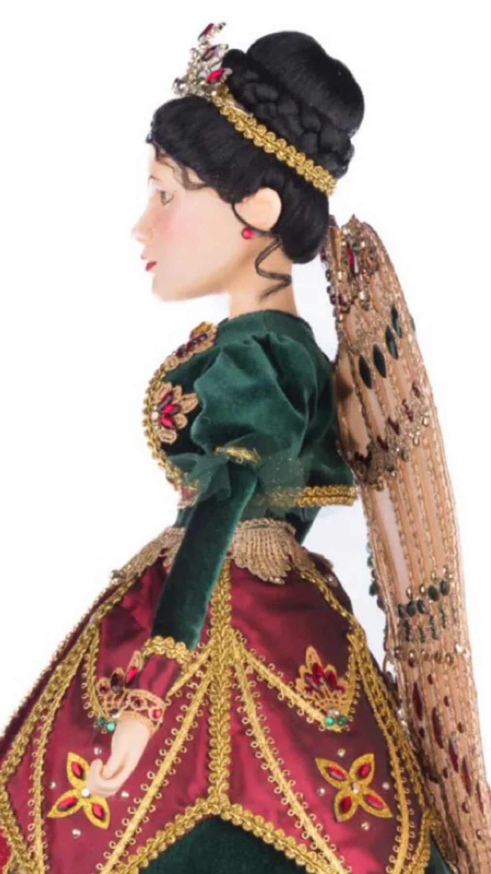 Katherine's Collection Christmas Castle Belle Noelle Tree Top Angel Katherine's Collection Christmas Tree Topper Decoration
