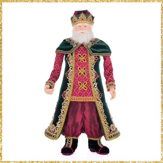 Katherine's Collection Christmas Castle St. Nicholas Tanenbaum Tabletop Santa   Katherine's Collection Santa Claus