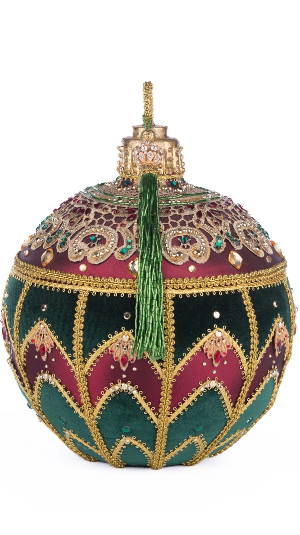 Katherine's Collection Christmas Castle Ornament Shaped Box Katherine's Collection Christmas Ornament Shaped Box