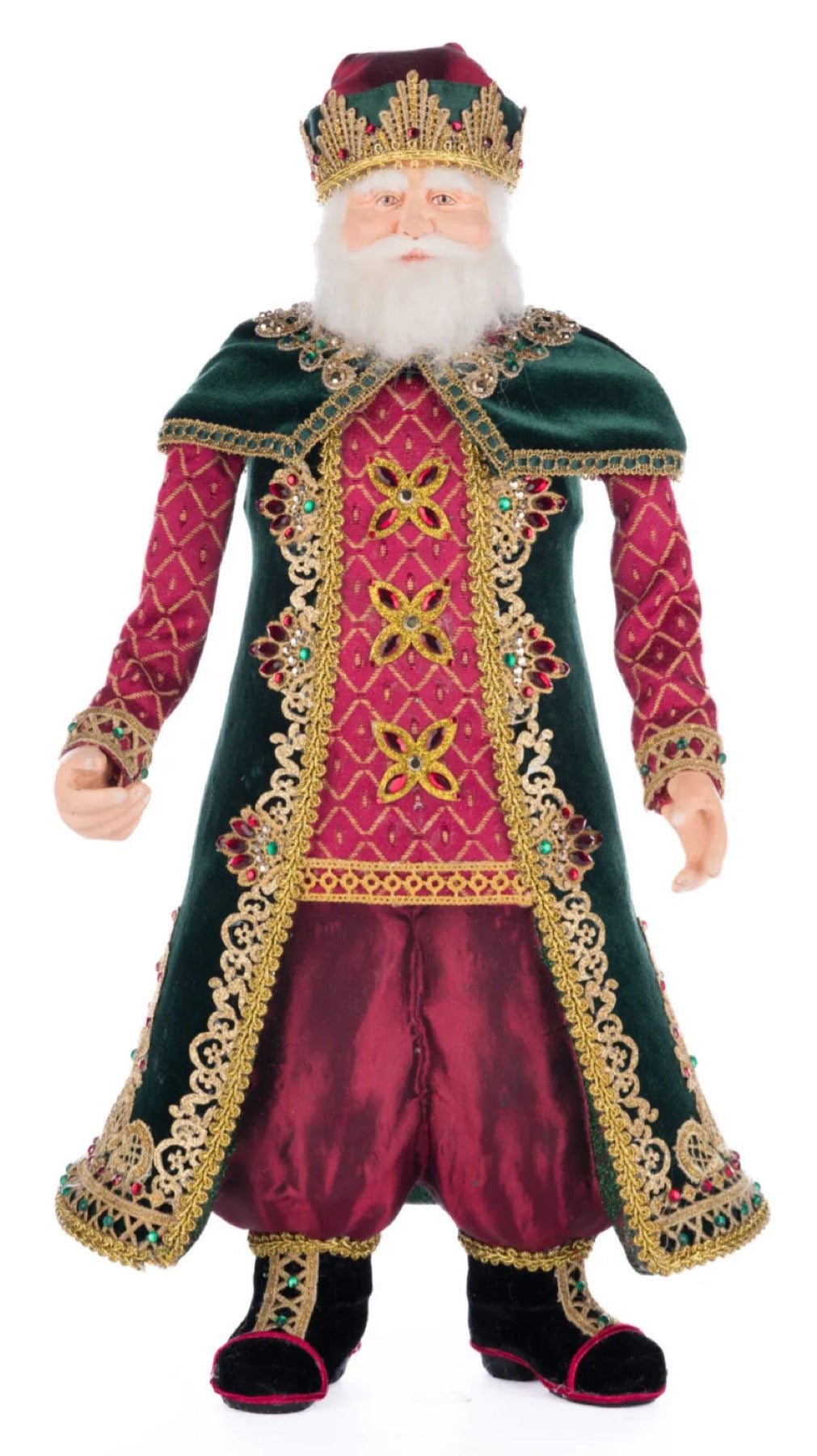 Katherine's Collection Christmas Castle St. Nicholas Tanenbaum Tabletop Santa Katherine's Collection Santa Claus