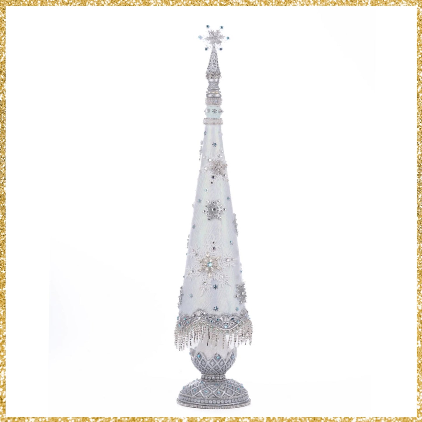 Katherine's Collection Crystal Kingdom Christmas Tabletop Tree Katherine's Collection Christmas Winter Tabletop Tree
