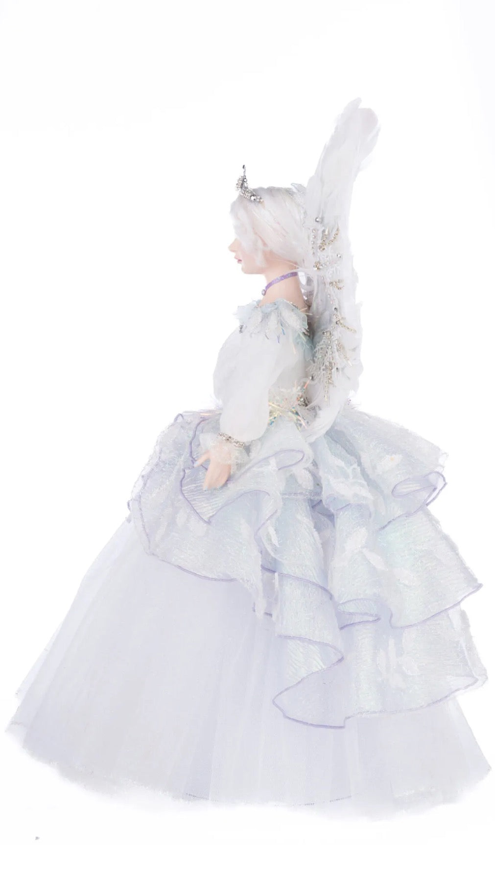 Katherine's Collection Crystal Kingdom Crystalline Angel Tree Topper Katherine's Collection Christmas Winter Angel Tree Topper