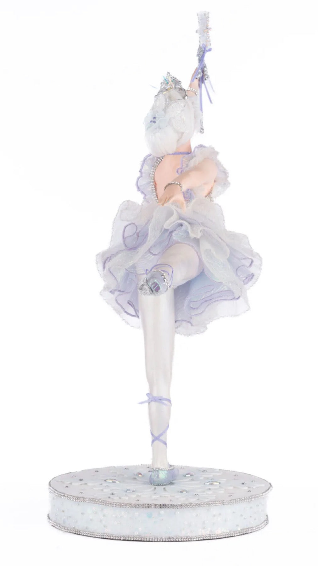 Katherine's Collection Crystal Kingdom Crystalline Ice Princess Ballerina Tabletop Katherine's Collection Christmas Winter Princess Ballerina Decor