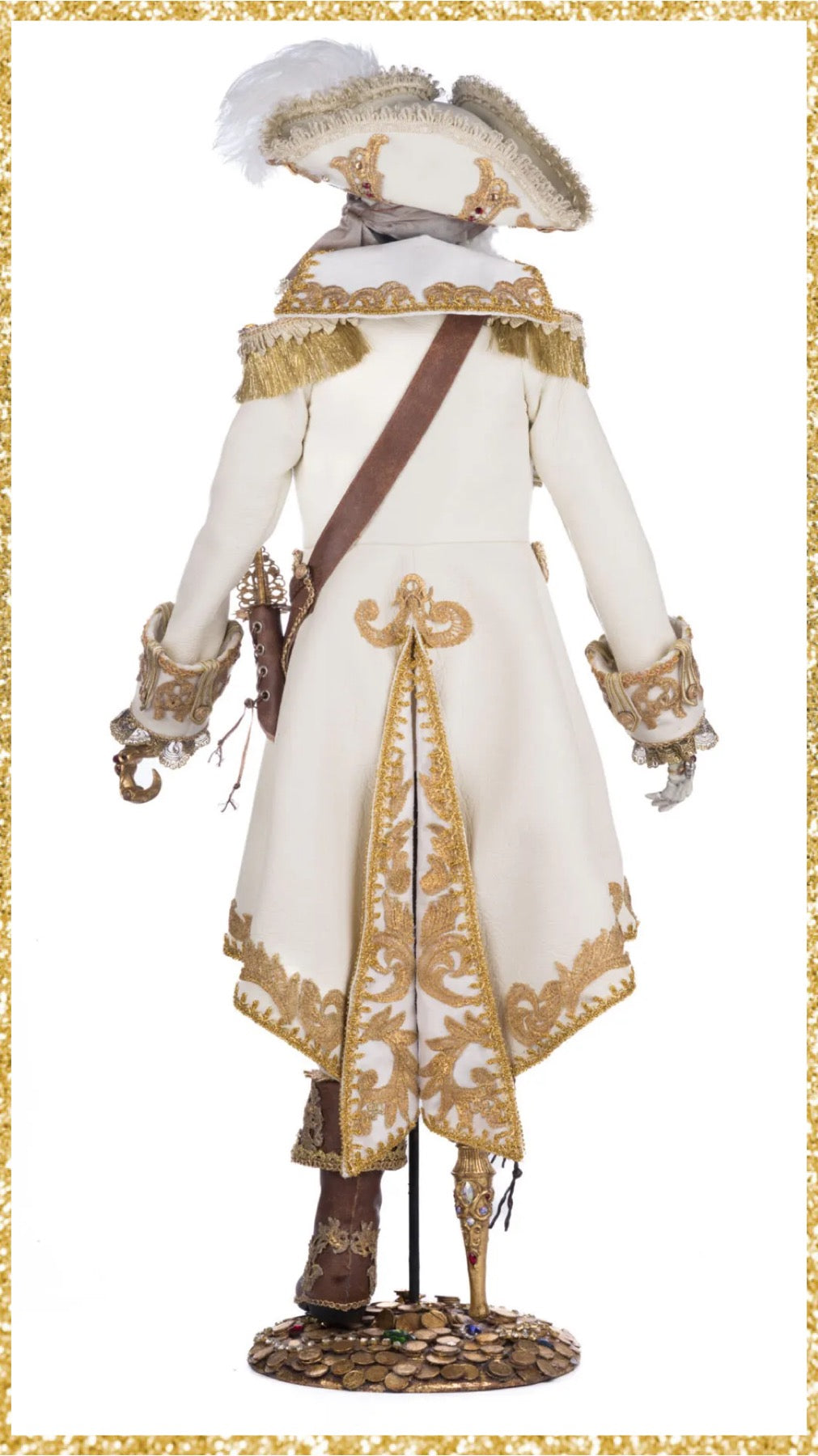 Katherine's Collection Captain Skully Swashbuckler Doll Katherine's Collection Halloween Skeleton Pirate Doll