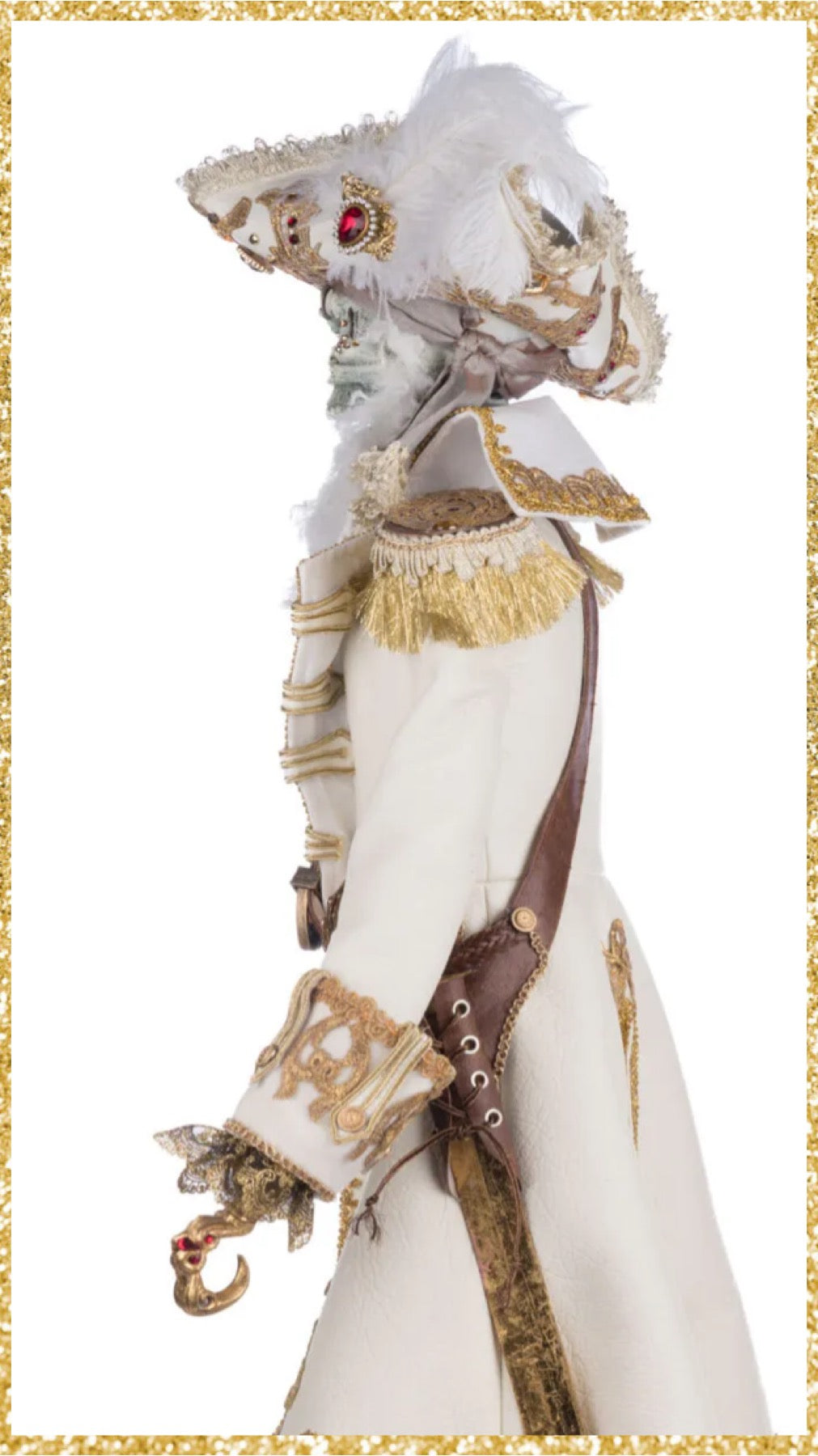 Katherine's Collection Captain Skully Swashbuckler Doll Katherine's Collection Halloween Skeleton Pirate Doll