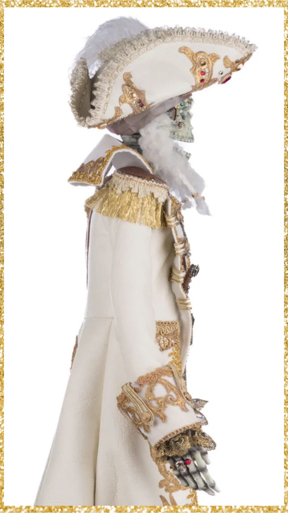 Katherine's Collection Captain Skully Swashbuckler Doll Katherine's Collection Halloween Skeleton Pirate Doll