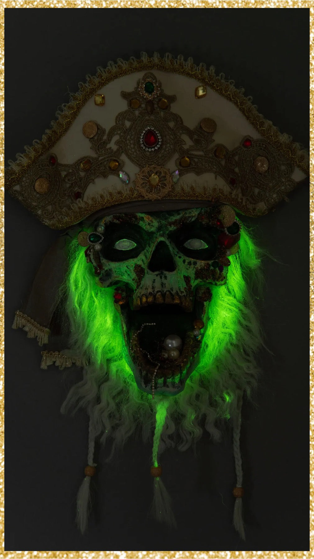 Katherine's Collection Treacherous Treasure Pirate Door Knocker Katherine's Collection Halloween Door Knocker