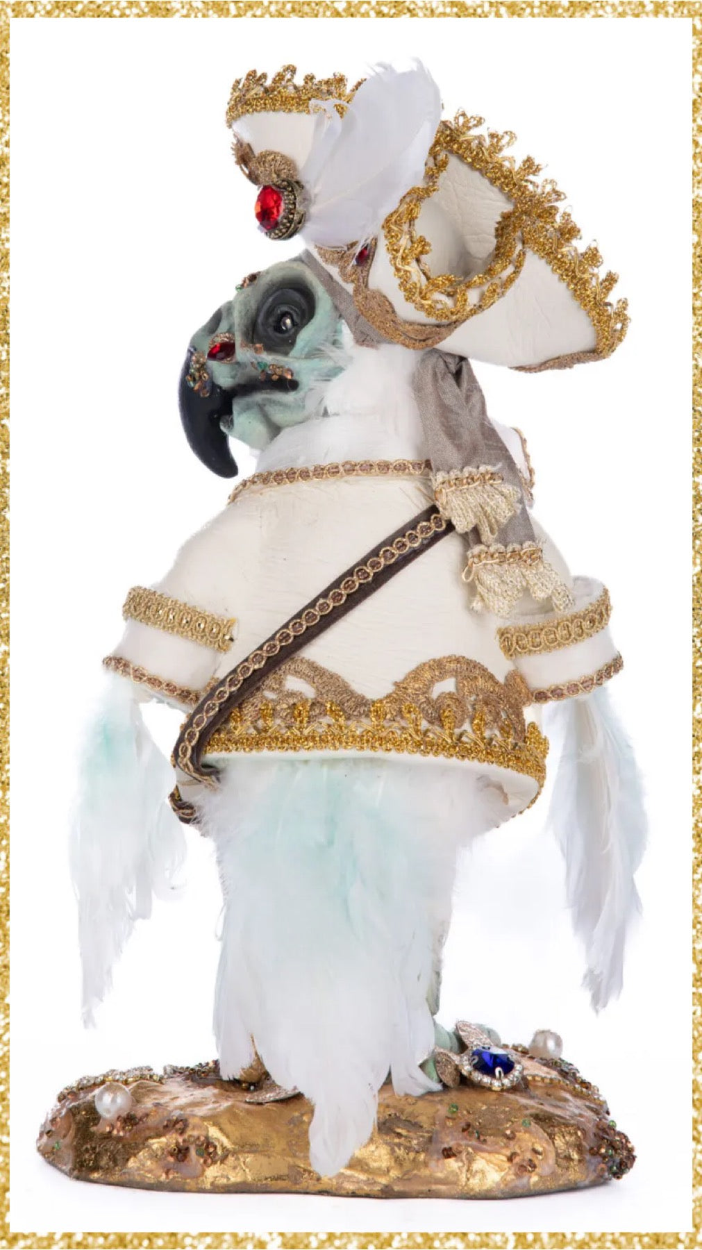 Katherine's Collection Peg Leg Polly Tabletop Katherine's Collection Halloween Pirate Parrot
