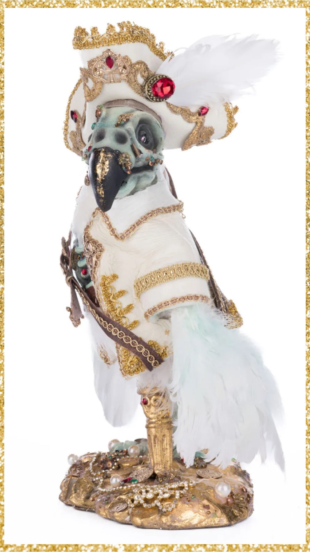 Katherine's Collection Peg Leg Polly Tabletop Katherine's Collection Halloween Pirate Parrot