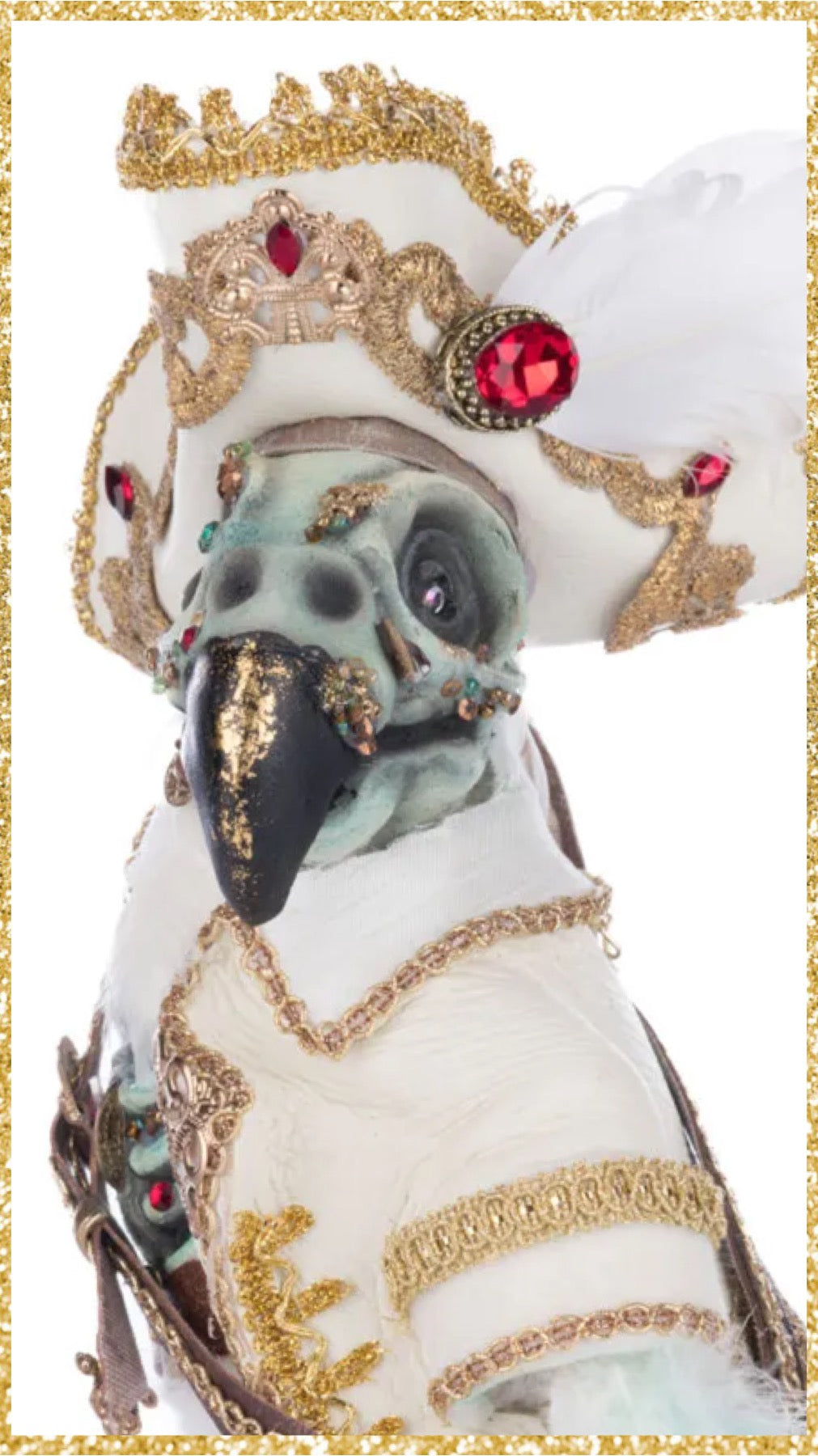 Katherine's Collection Peg Leg Polly Tabletop Katherine's Collection Halloween Pirate Parrot