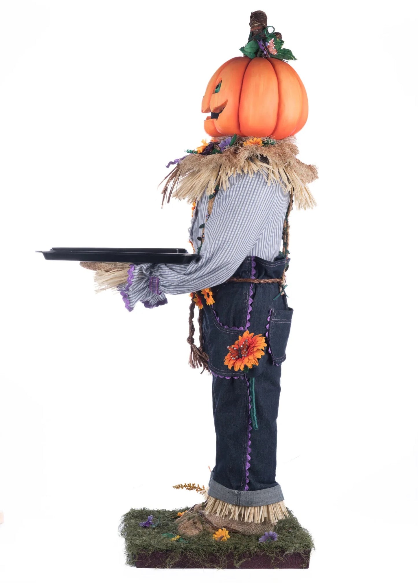 Katherine's Collection Jack The Butler Server Katherine's Collection Halloween Jack O Lantern Server