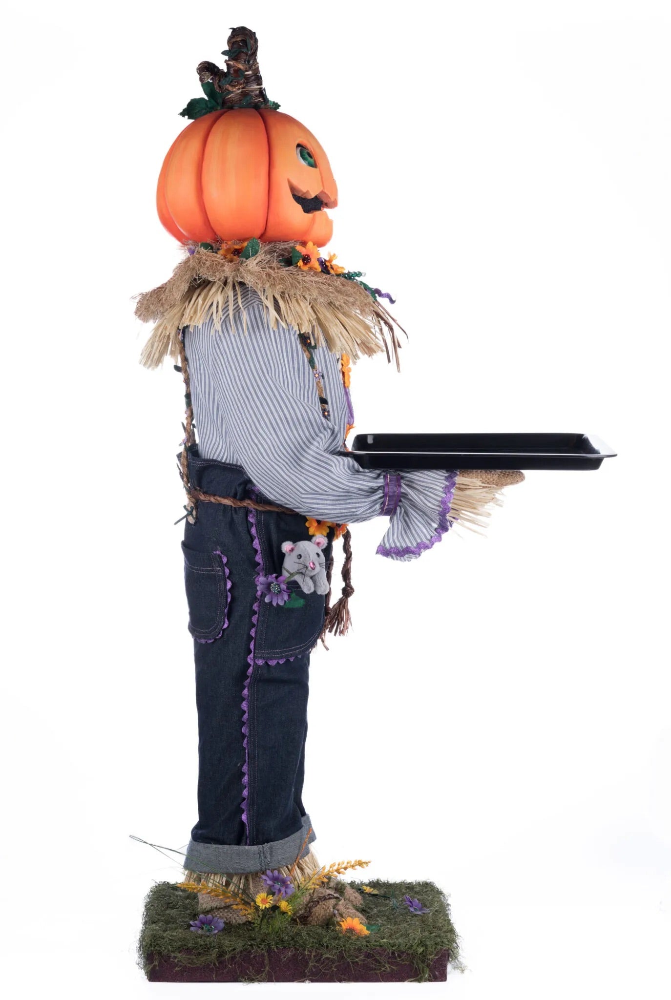 Katherine's Collection Jack The Butler Server Katherine's Collection Halloween Jack O Lantern Server