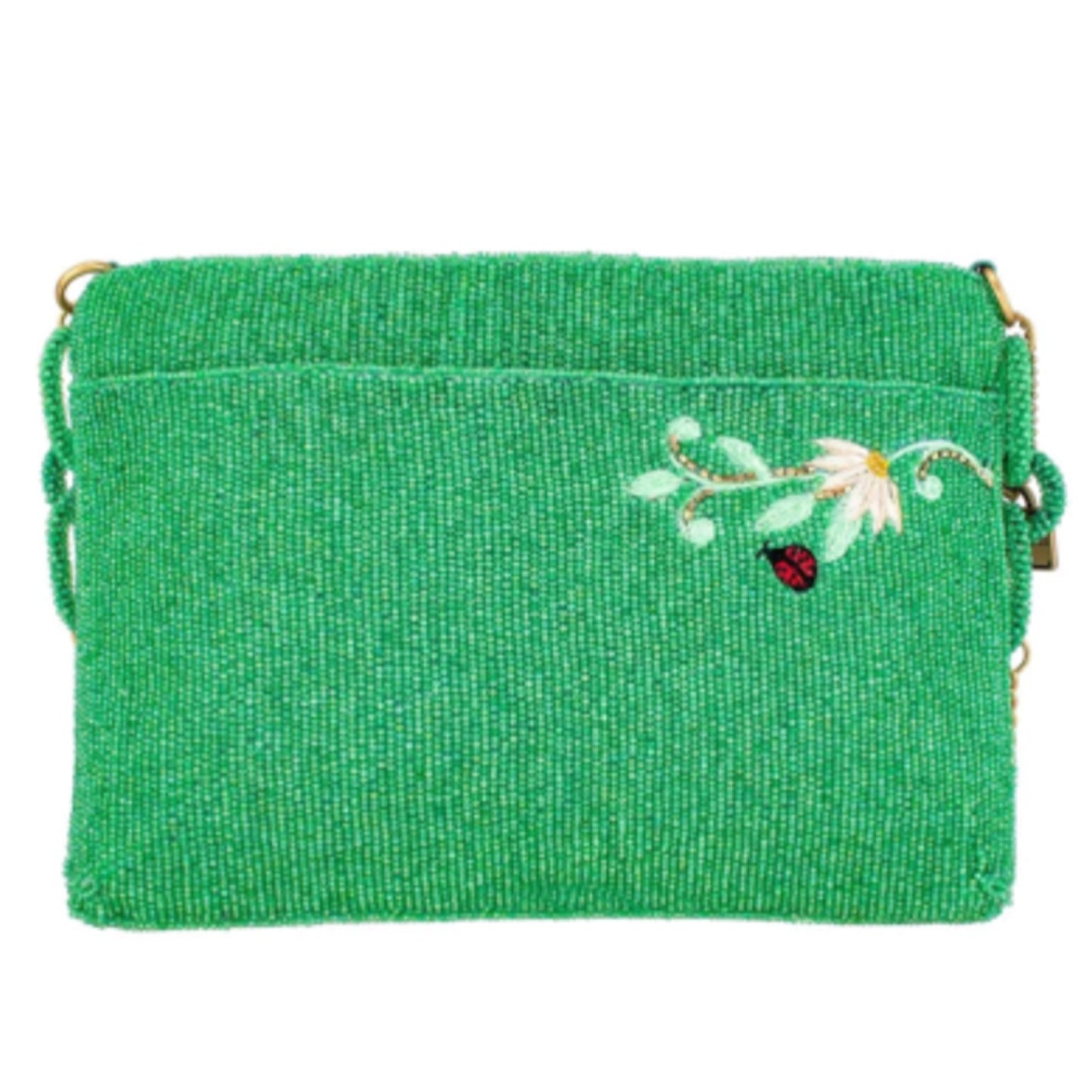 Mary Frances Daisy Days Beaded Crossbody Handbag Mary Frances Handbag