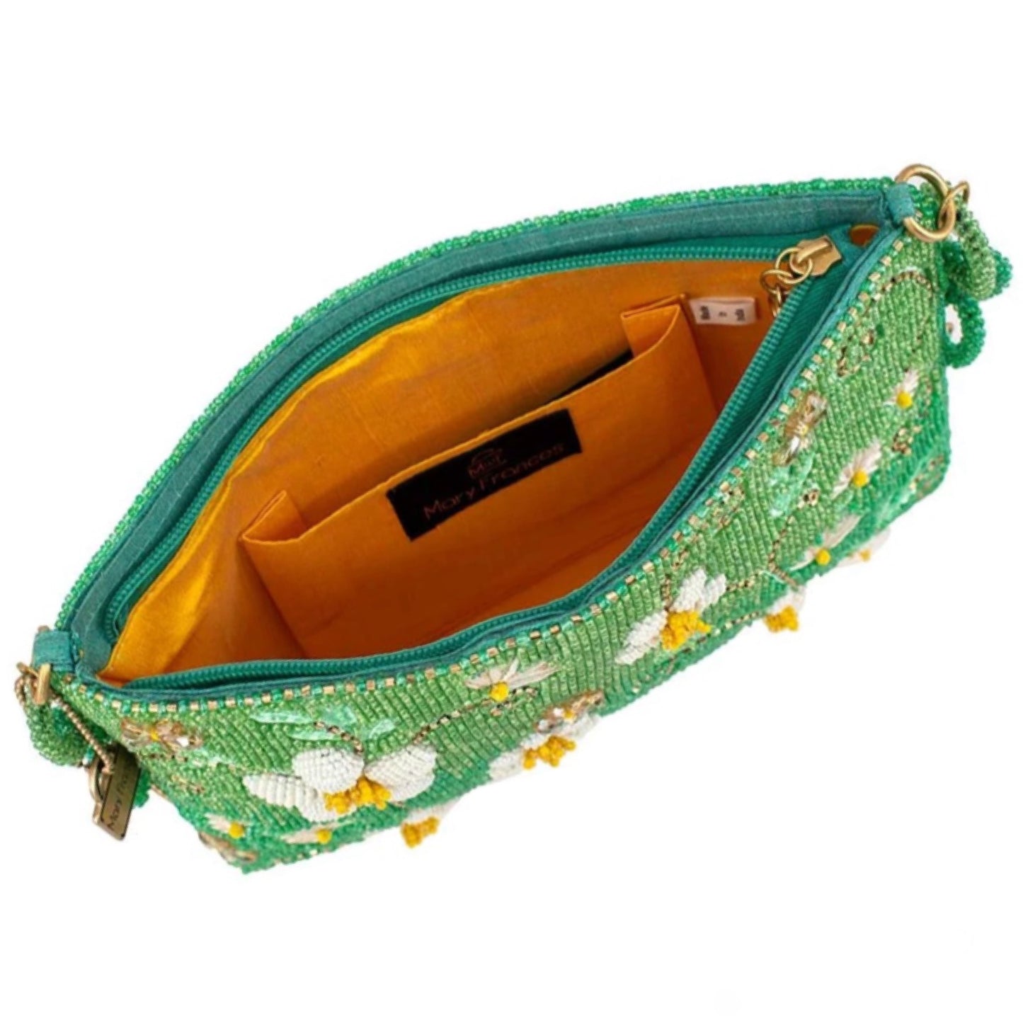 Mary Frances Daisy Days Beaded Crossbody Handbag Mary Frances Handbag