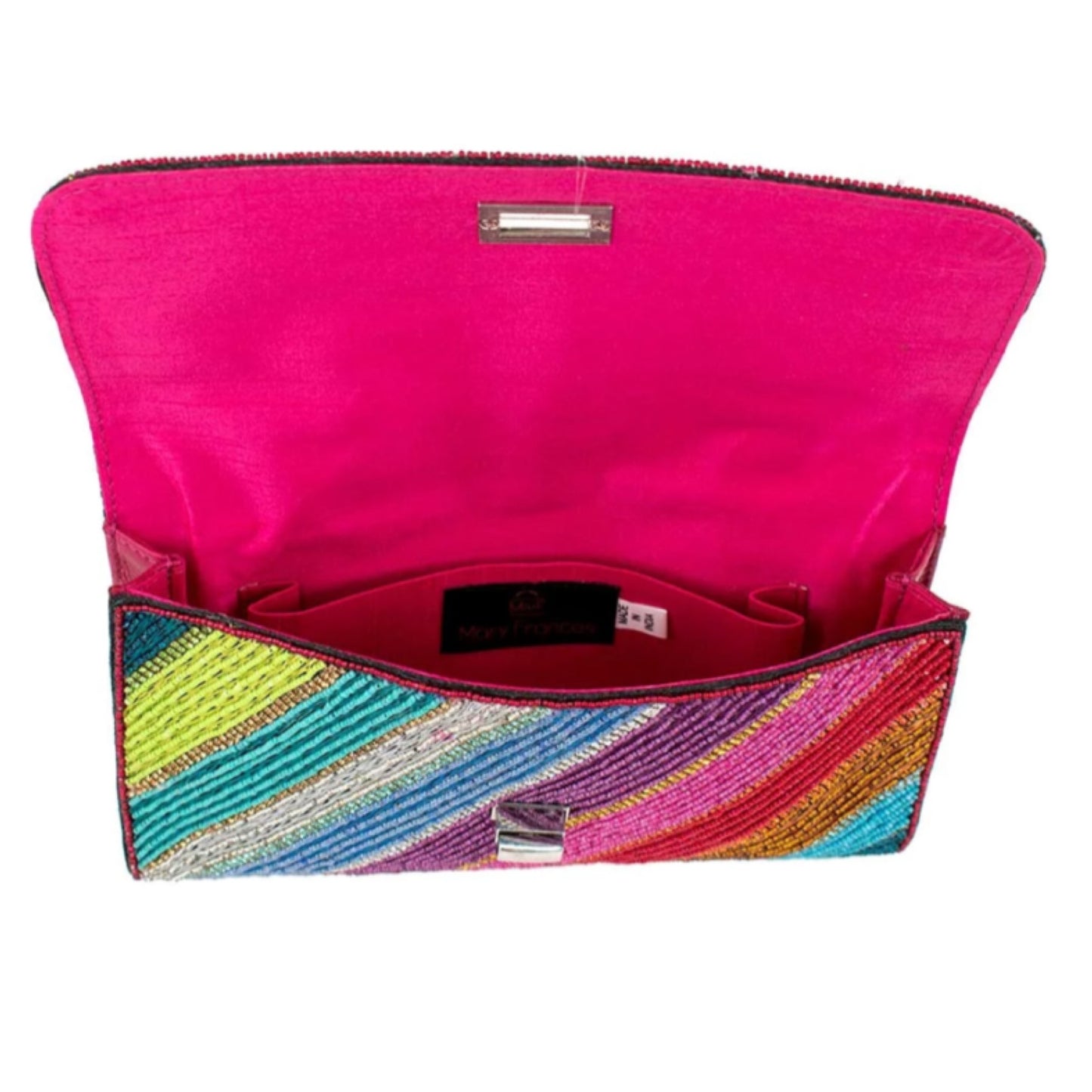Mary Frances Out Of Line Top Handle Handbag Mary Frances Beaded Bag