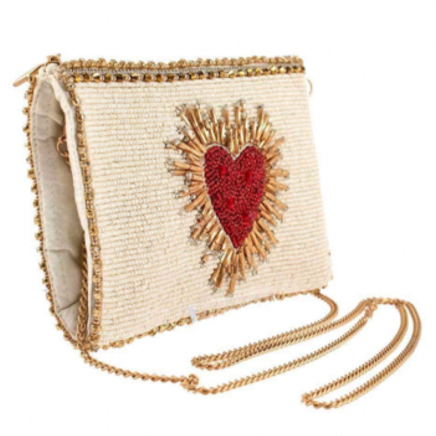 Mary Frances Heart Burst Crossbody Phone Bag Mary Frances Beaded Bag