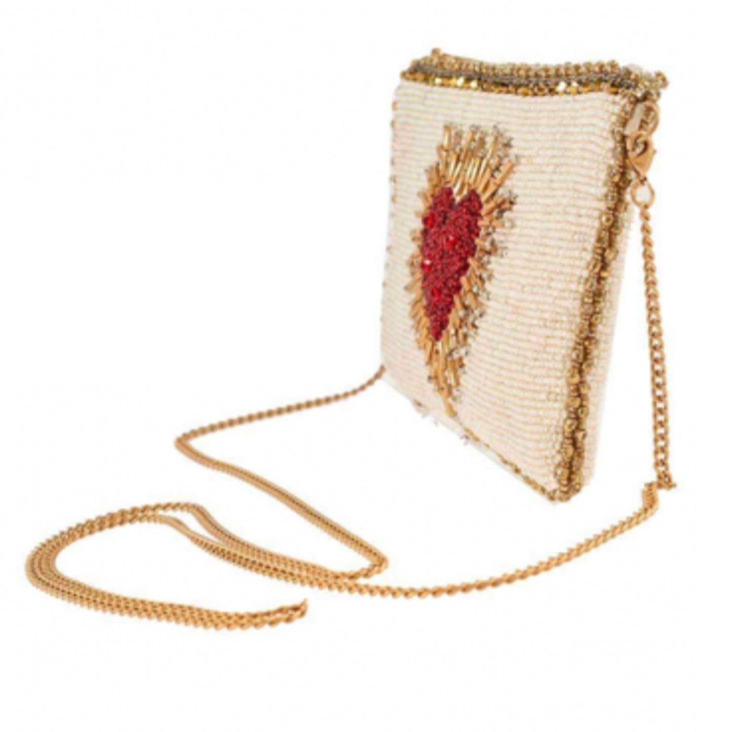 Mary Frances Heart Burst Crossbody Phone Bag Mary Frances Beaded Bag